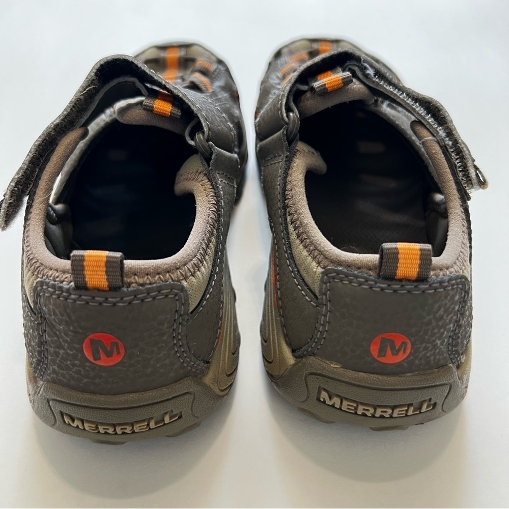 Merrell Kids Hydro H20 Hiker Outdoor Sports Sandal Gunsmoke Orange Size 13M - Picture 4 of 8
